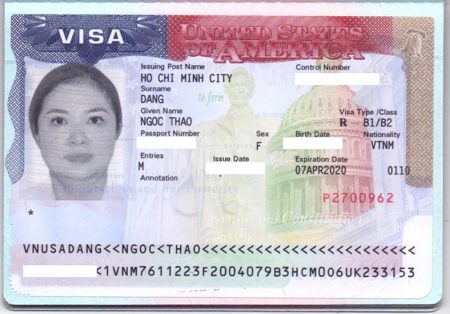 VISA DANG NGOC THAO 2019 2