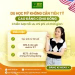 Cao đẳng cộng đồng: DU HỌC MỸ KHÔNG CẦN TIỀN TỶ – Cánh cửa vào Top Uni nhanh nhất