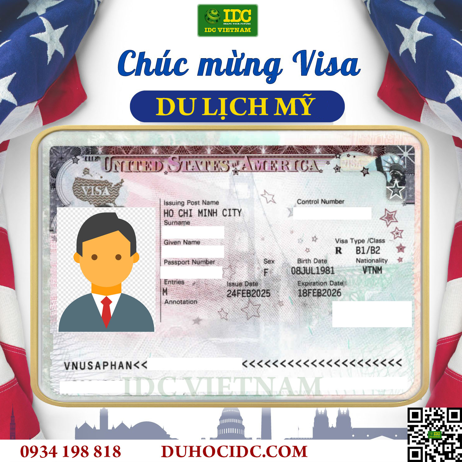 DU HỌC IDC 46 IDC-PHAN LE HUYEN THU- DL MY GH 20250228