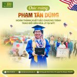 TRAO ĐỔI VĂN HÓA: CHÚC MỪNG PHẠM TẤN DŨNG – HOÀN THÀNH XUẤT SẮC CHƯƠNG TRÌNH