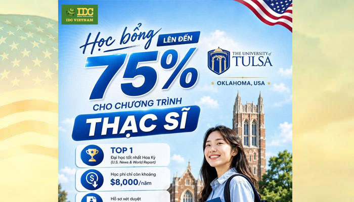 hoc bong dai hoc tulsa IDC